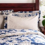 Dorma Samira Blue Cuffed Pillowcase Royal Blue