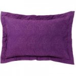 Hydrangea Plum Pillow Sham Dark Purple