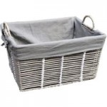 Purity Grey Basket with Handles Grey