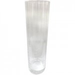 Handmade Glass Cylinder Vase Clear