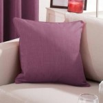Solar Aubergine Cushion Cover Plum Purple