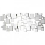 Hotel Silver Squares Mirror- Reserve and Collect Only Silver