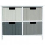 Purity 4 Drawer Wide Tower Multi Coloured