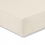 Non Iron Plain Cream 32cm Deep Fitted Sheet Cream