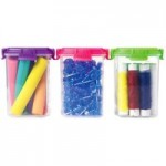 Sistema Pack of Three Knick Knack To Go Containers Green / Blue