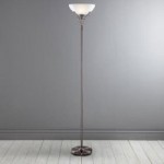 Linea Scroll Satin Silver Floor Lamp Silver