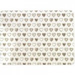 Country Heart Set of 4 Placemats Light Brown / Natural