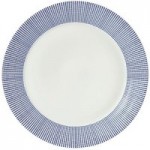 Royal Doulton Pacific Dot Dinner Plate Light Blue / White