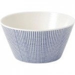 Royal Doulton Pacific Dot Bowl Light Blue / White