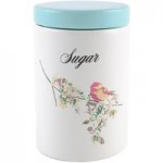 Beautiful Birds Sugar Storage Jar Pink / Cream / Blue