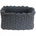 Rope Storage Basket Grey