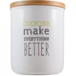 Icons Biscuit Canister White
