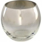 5A Fifth Avenue Silver Glass Tea Light Holder Silver