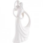 White Porcelain Dancers Figurine White