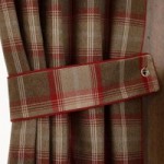 Highland Check Red Tiebacks Red / Brown