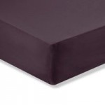 Non Iron Plain Blackcurrent 25cm 3/4 Bed Fitted Sheet Blackcurrant (Purple)
