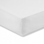 Easycare Plain Dye 100% Cotton 180 Thread Count Cream Small Double Fitted Sheet Ivory