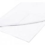 Cotton Rich Sateen White Flat Sheet White