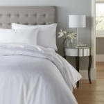 Cotton Rich Sateen White Duvet Cover White