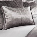 Oxford Pewter Boudoir Cushion Grey / Silver