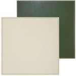 Set of 4 Green Reversible Placemats Green