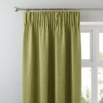 Vermont Green Pencil Pleat Curtains Green