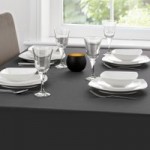 Spectrum Black Tablecloth Black