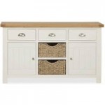 Wilby Cream Large Sideboard White