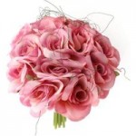 Artificial Rose Bouquet Pink