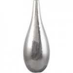 Silver Long Neck Vase Silver