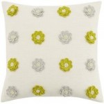 Lexi Ditsy Floral Cushion Olive Green