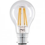 Dunelm 6W LED BC Filament Bulb Clear