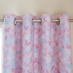 Maisie Heart Pink Blackout Eyelet Curtains Pink