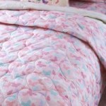 Maisie Heart Pink Bedspread Pink