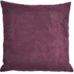 Large Chenille Spot Cushion Mauve (Purple)