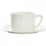 Dorma Cambridge White Cup & Saucer White