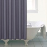 Waffle Shower Curtain Grey