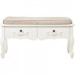 Toulouse Ivory Bench White