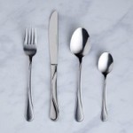 16 Piece Waves Cutlery Set Stainless Steel