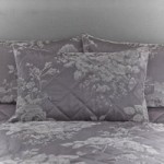 Laura Grey Jacquard Pillow Sham Grey