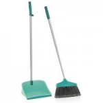 Leifheit Long Handled Dust Pan Set Turquoise (Green)