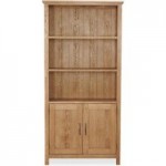 Sidmouth Oak Bookcase Mid Oak (Brown)