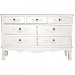 Toulouse Ivory 7 Drawer Chest White