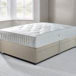 Fogarty Orthopaedic 1000 Mattress and Sprung Edge Divan Set with 4 Drawers Cream (Natural)