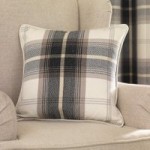 Highland Check Charcoal Cushion Charcoal
