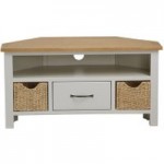 Sidmouth Cotton Corner TV Stand Cotton