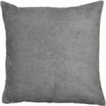 Large Chenille Spot Cushion Grey