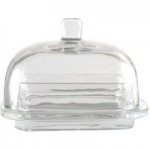 Glass Butter Dish Clear