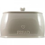 Country Heart Taupe Bread Crock Taupe (Brown)
