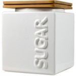 Maritime Sugar Canister White